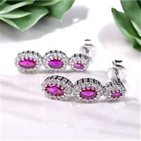 Orecchini Stocco Gioielli Donna in Argento Zircone ORA 415 - ORA 415